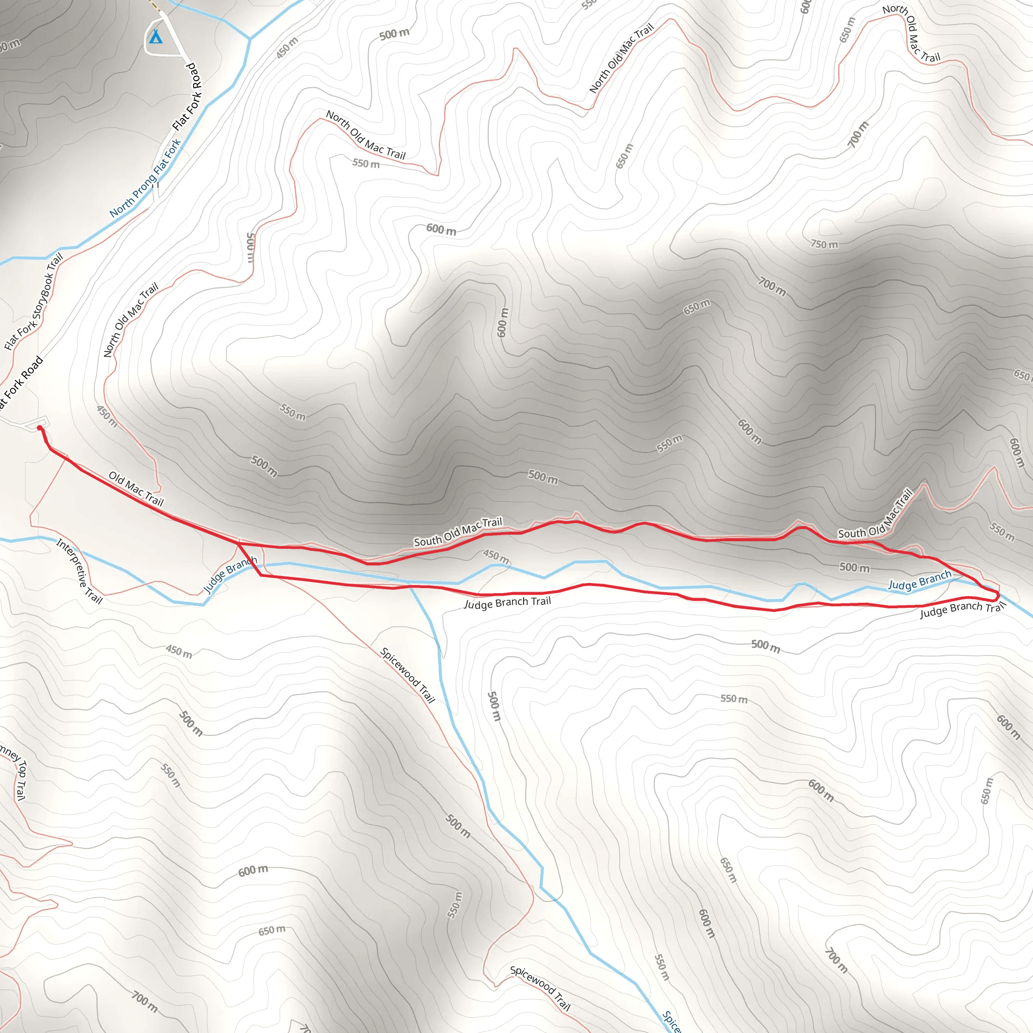 Judge Branch Loop mobile static map