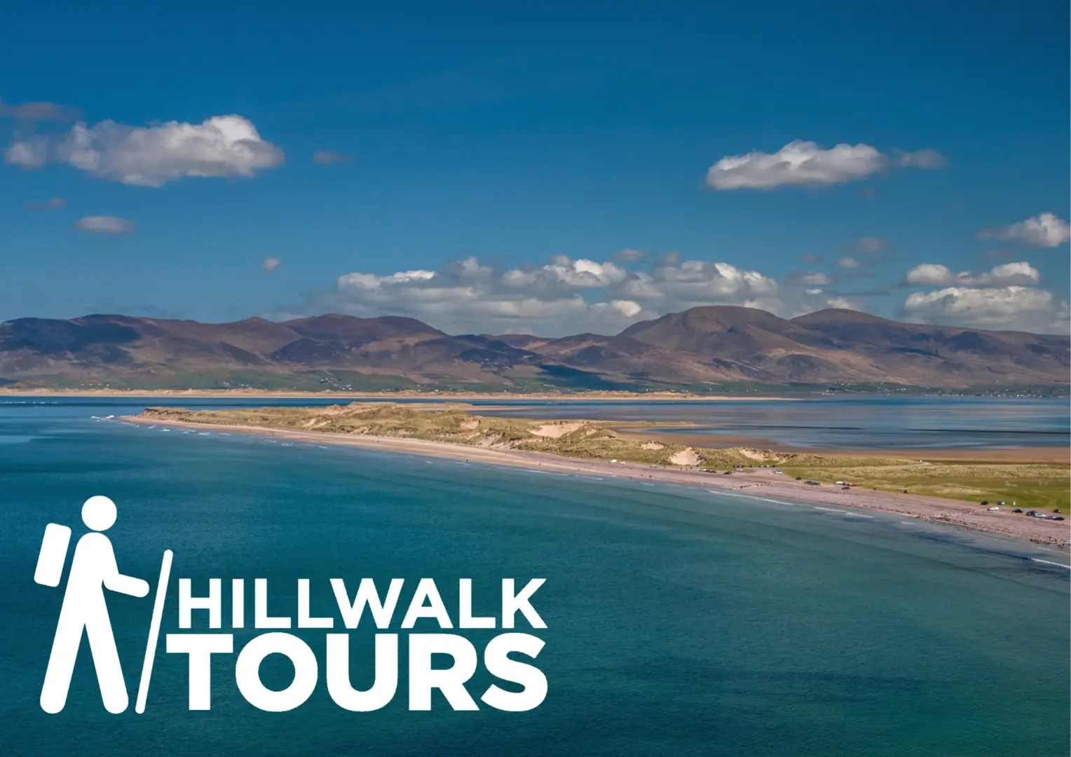 An image depicting the trail Kerry Way 4-Day Gentle Tour (Hillwalk Tours) and its surrounding area.