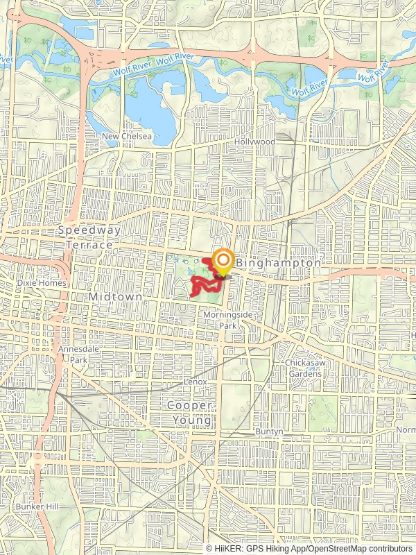 Overton Park, The Links at Overton Park and Ols Forest Arboretum of Overton Park Loop