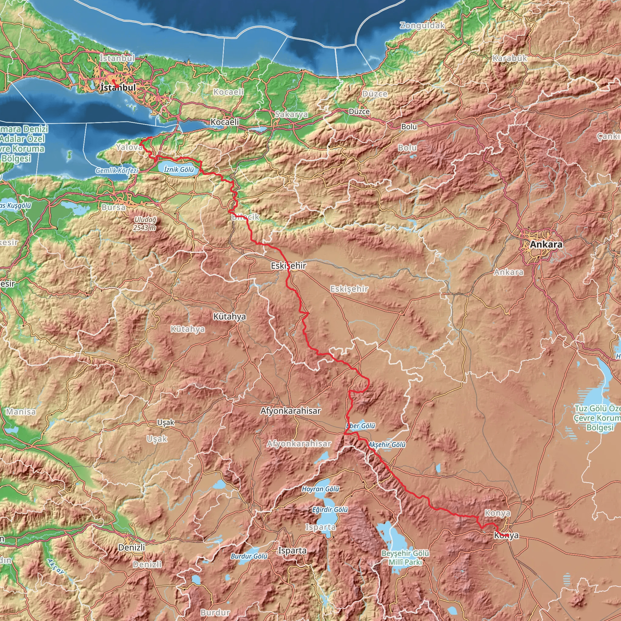 Sufi Trail mobile static map