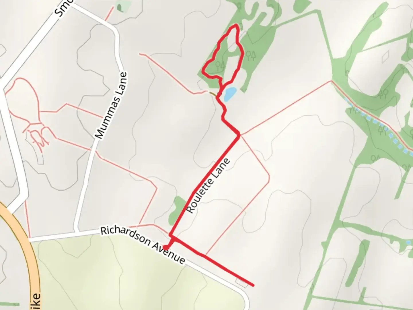 An image depicting the trail Educational Trail and its surrounding area.