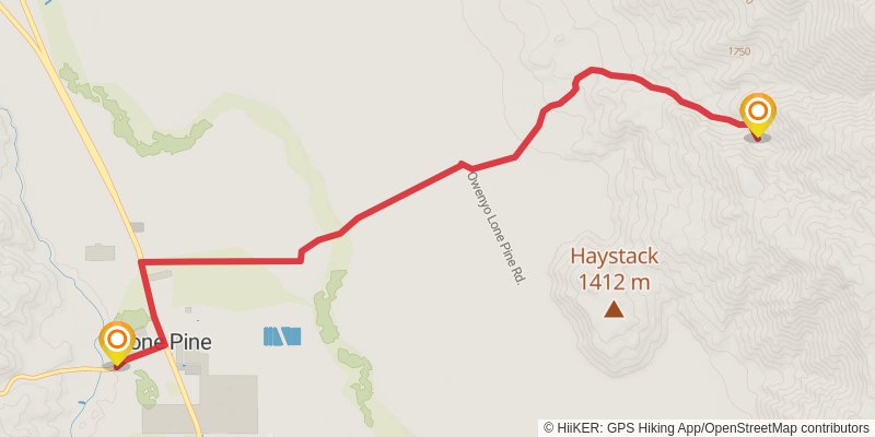 Lowest to Highest Route stage 11 Map