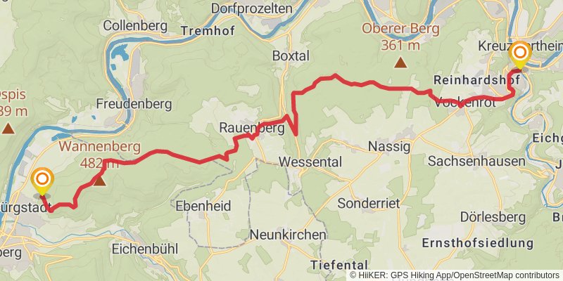 Jakobsweg Main-Taubertal alt 1 Map