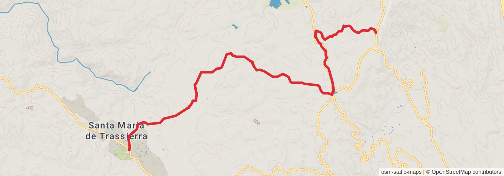 GR 48 - Sierra Morena - Andalusia stage 17 Map
