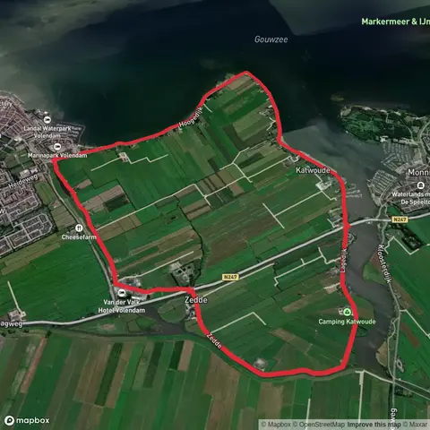 Monnickendammergat and Polder Katwoude Hogedijk Loop