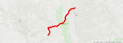 Southwestern Horseshoe Trail stage 114 Map