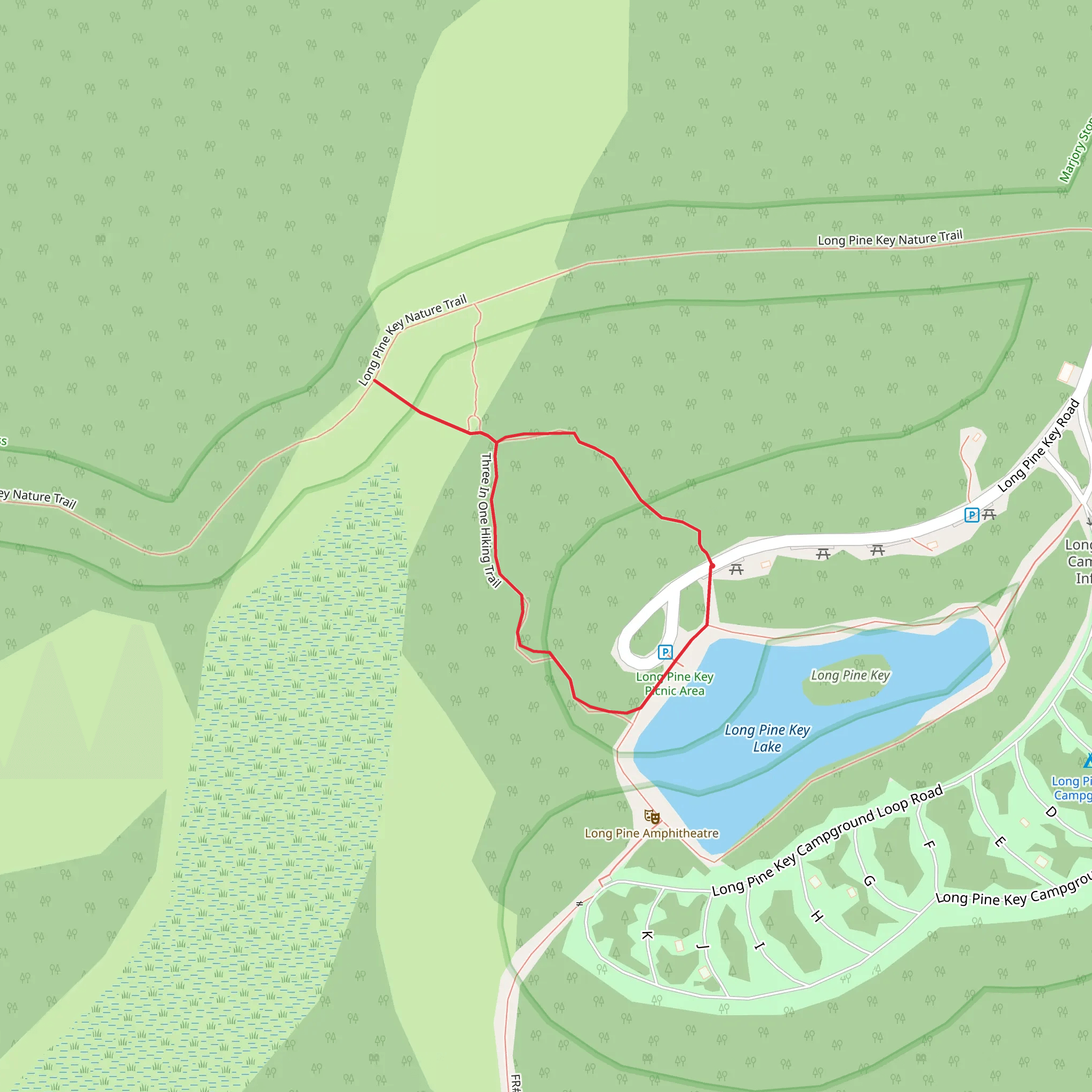 Long Pine Key Rd Loop mobile static map