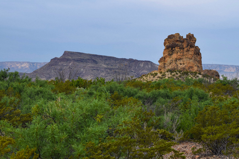 An image depicting the trail Chimneys Trail and its surrounding area.