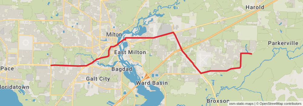 American Perimeter Trail - The South Primary stage 49 Map