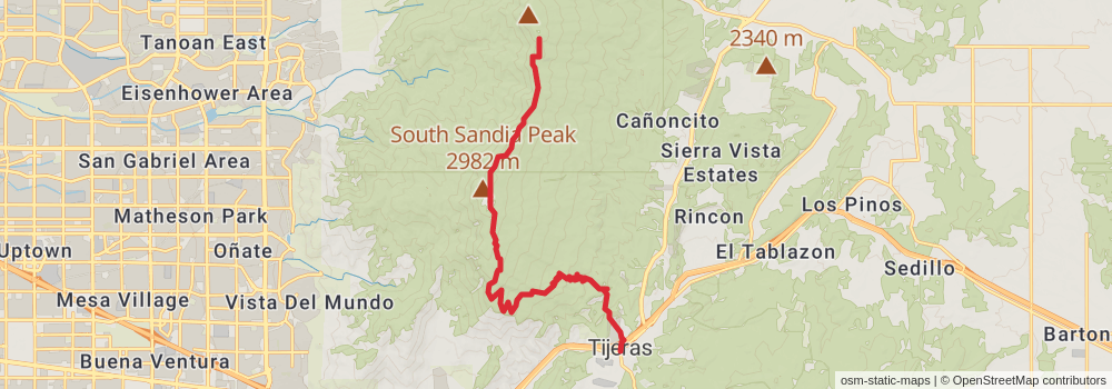 Grand Enchantment Trail stage 66 Map