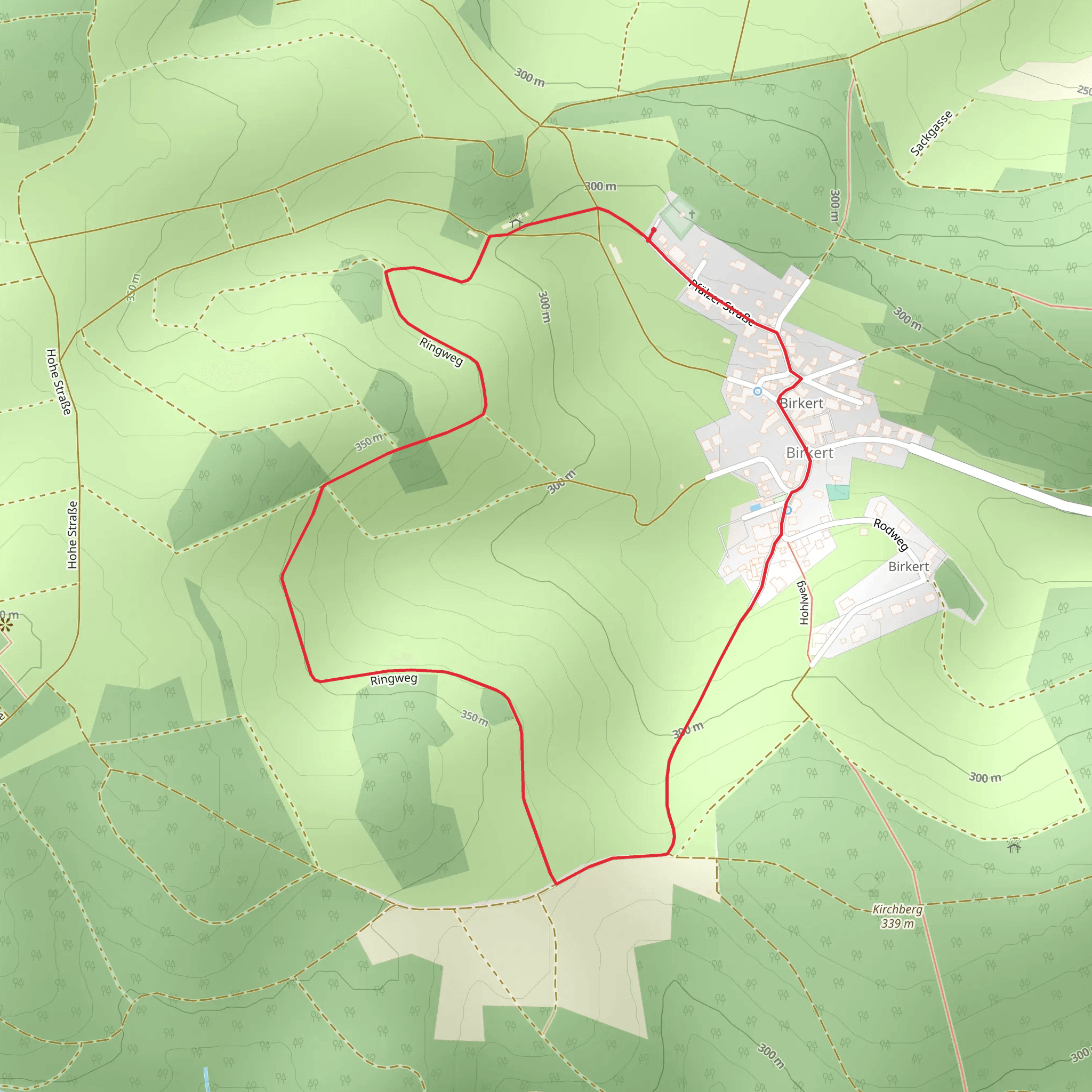 Ringweg and Breuberger Strae Loop mobile static map