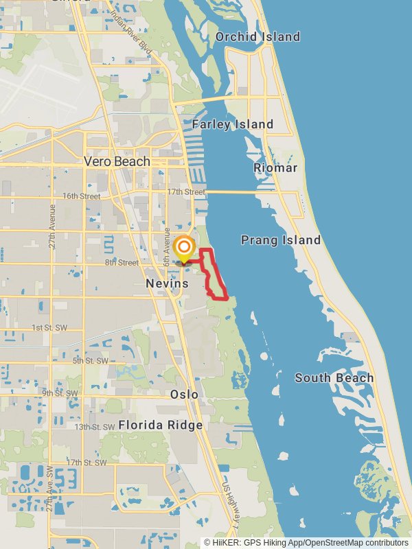 Indian River Boulevard Loop mobile static map