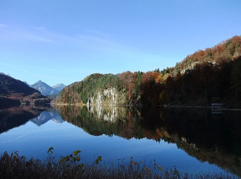 An image depicting the trail Panoramablick Schwangau and Älpele Loop and its surrounding area.
