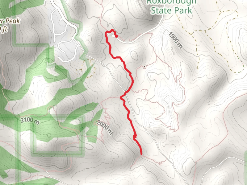 Willow Creek and Bear Canyon Trail