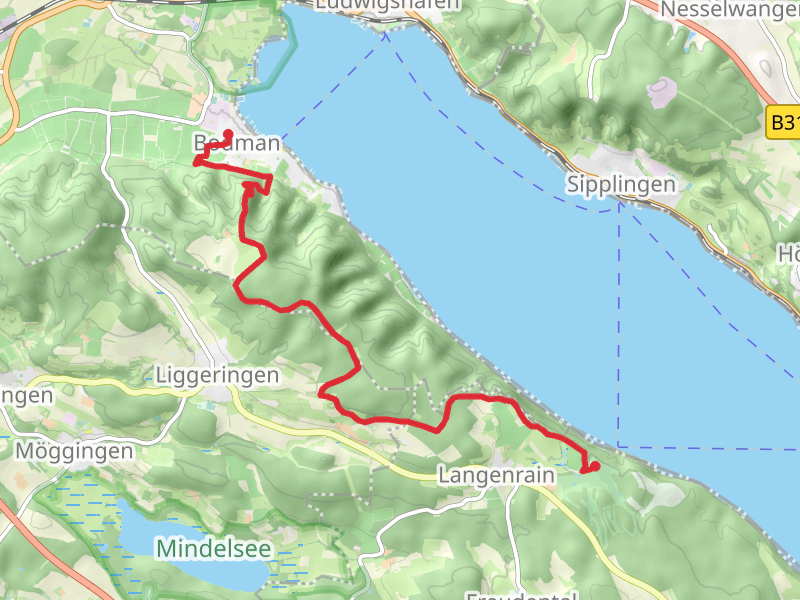 Bodman to Kargegg Walk via Ruine Alt Bodman