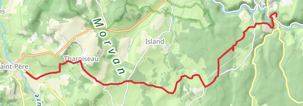 Camino Strasbourg-Saint Jean Pied de Port via Vézelay stage 28 Map