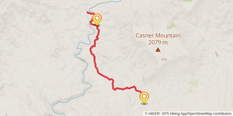 Dogie Trail stage 2 Map