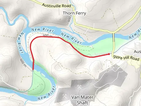 New River Trail - West from Austinville