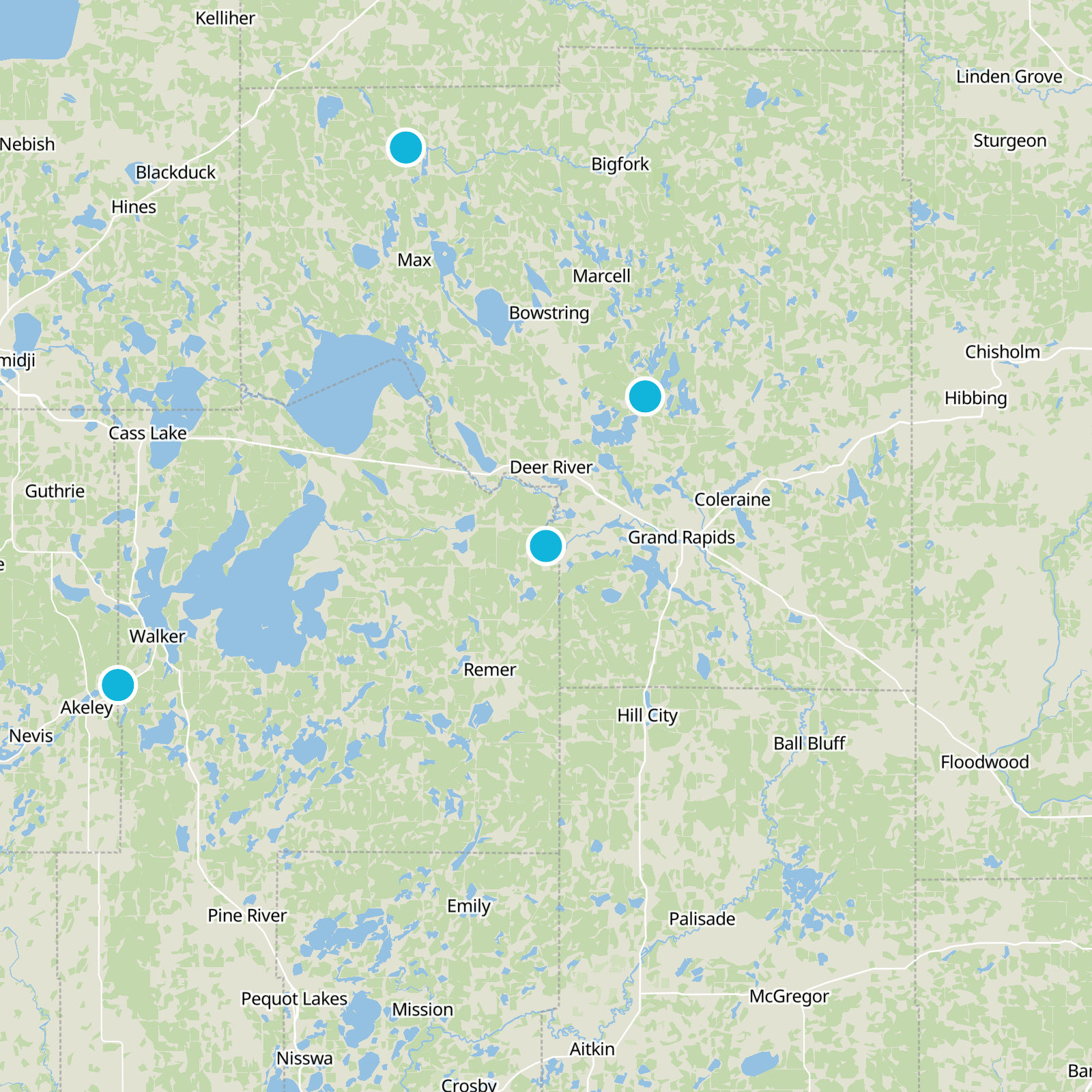 Cass County Static Map