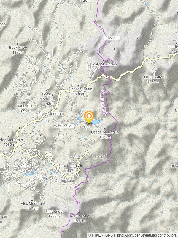 Rocky Knob from Osage Lake