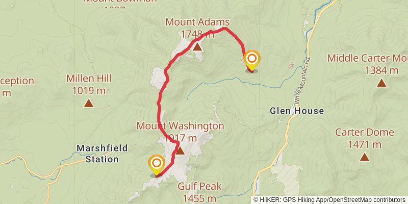 Appalachian Trail stage 182 Map
