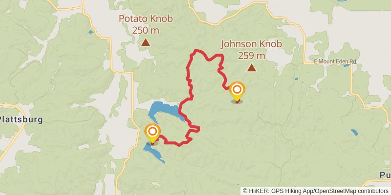 Knobstone Trail stage 5 Map