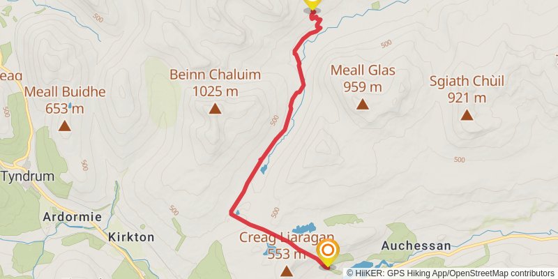Stevenson Way stage 17 Map