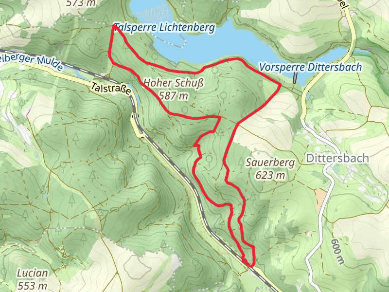 Zipfel Hill Loop via Katzensteinweg
