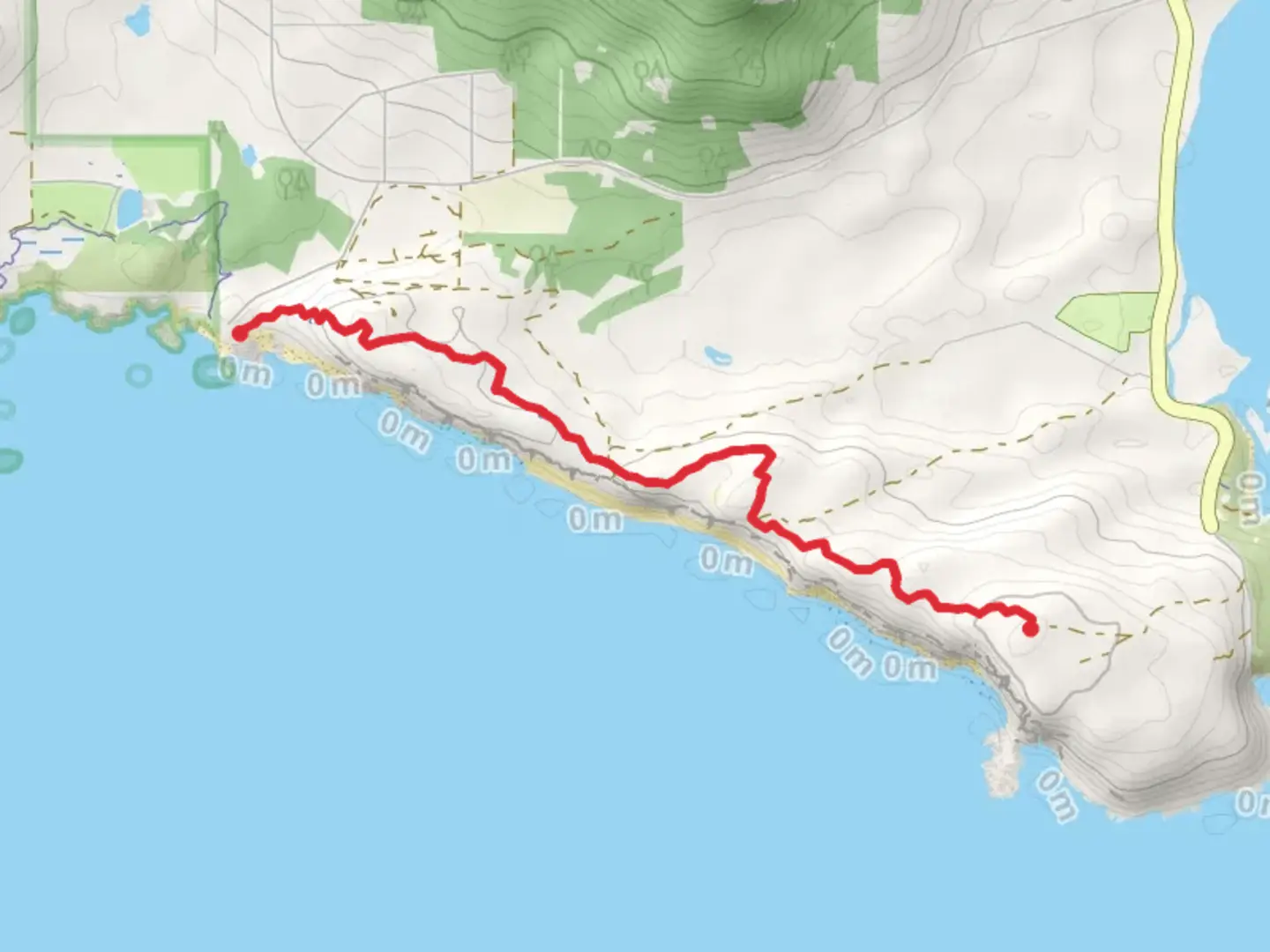 An image depicting the trail Pooryungup Water Walk and its surrounding area.