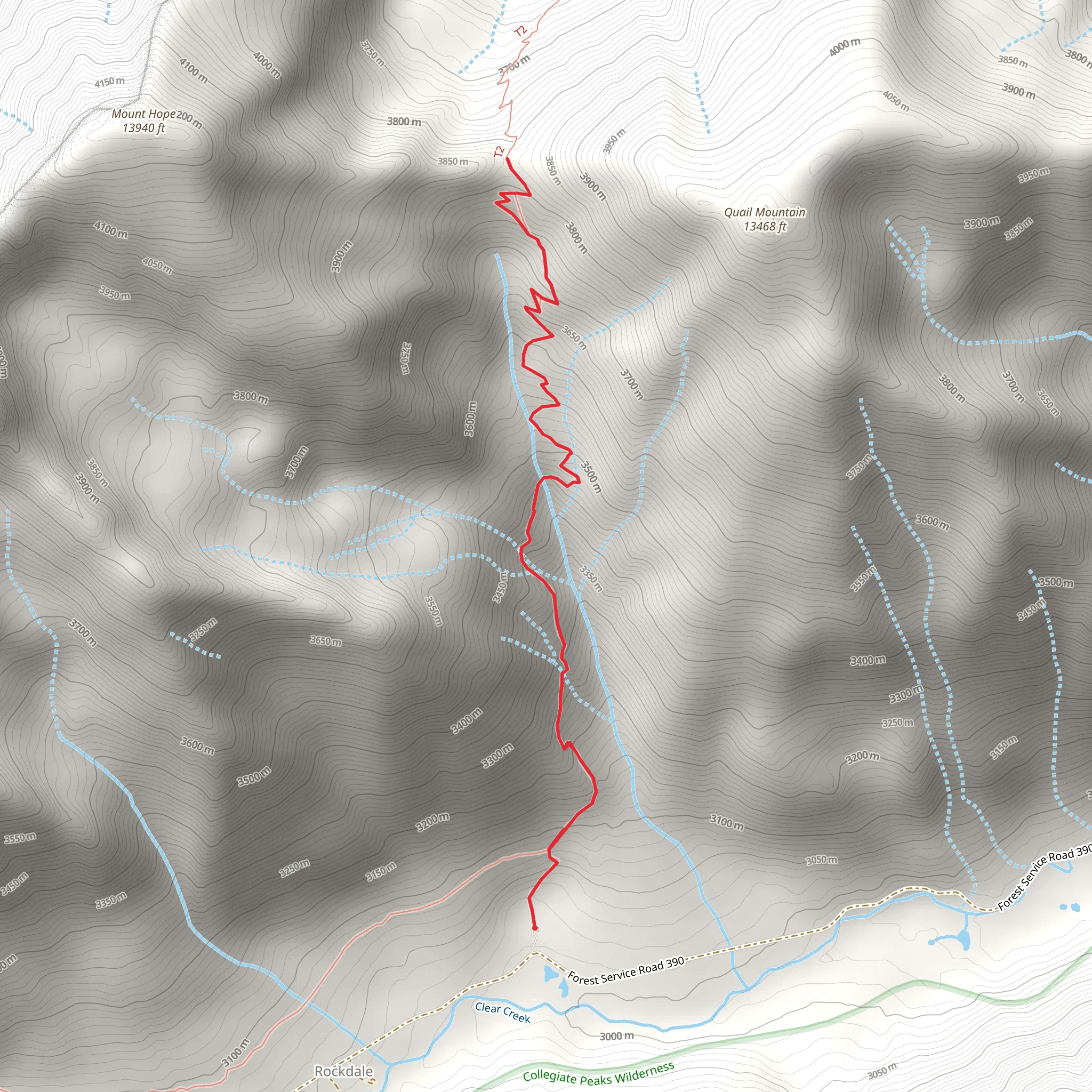Sheep Gulch and Willis Gulch Trail mobile static map