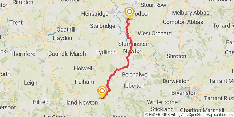 Hardy Way stage 10 Map