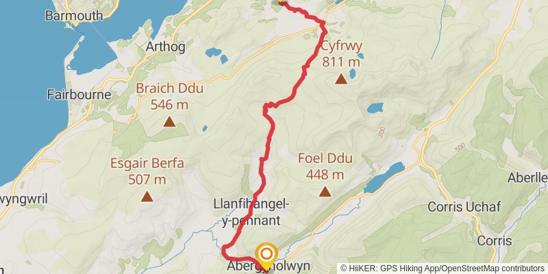 Holyhead to Chepstow Walk stage 15 Map