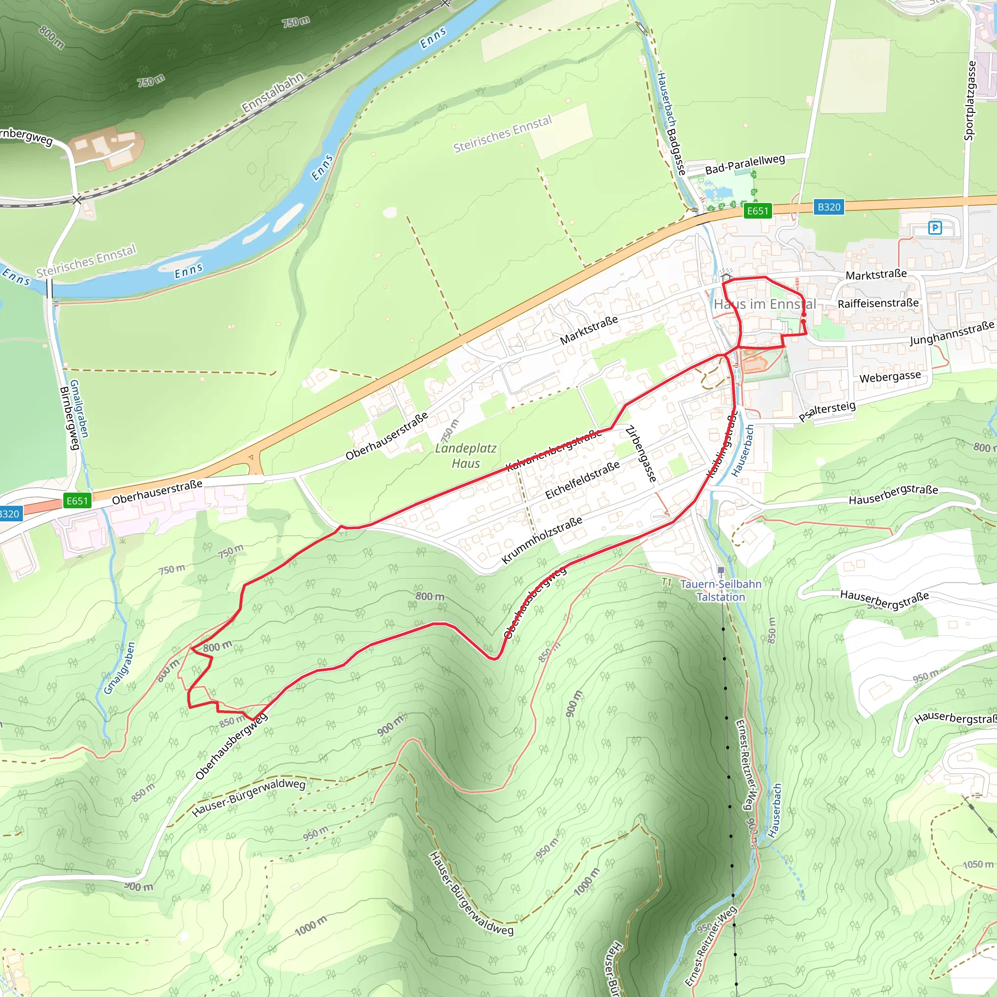 Markt Haus - Kalvarienberg Loop mobile static map