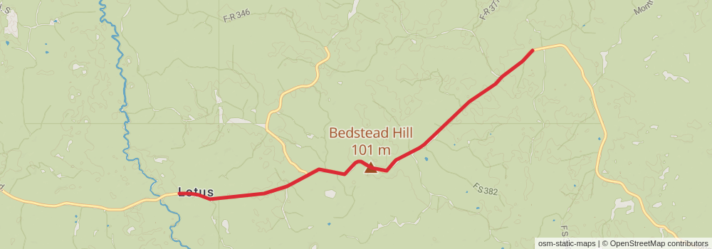 American Perimeter Trail - The South Primary stage 4 Map