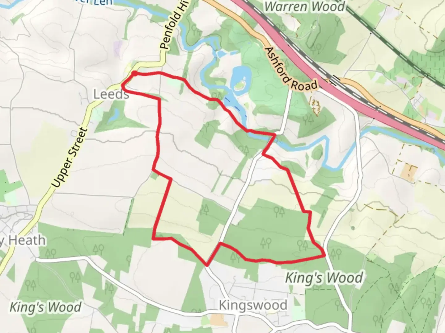 An image depicting the trail Broomfield Loop Walk and its surrounding area.