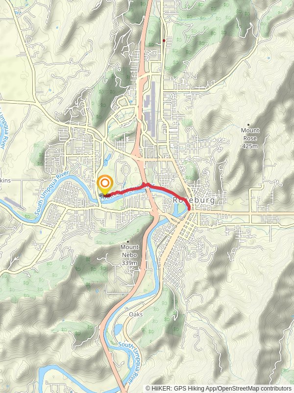 South Umpqua Walk along from Stewart Park