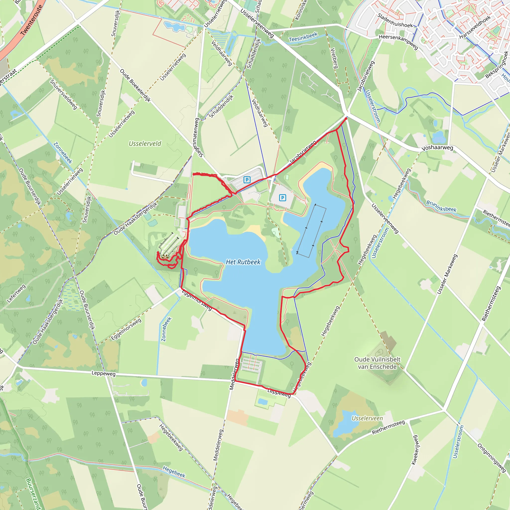 Het Rutbeek Loop mobile static map