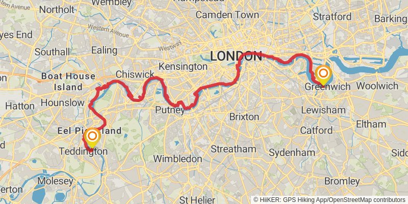 Thames Path alt 3 Map
