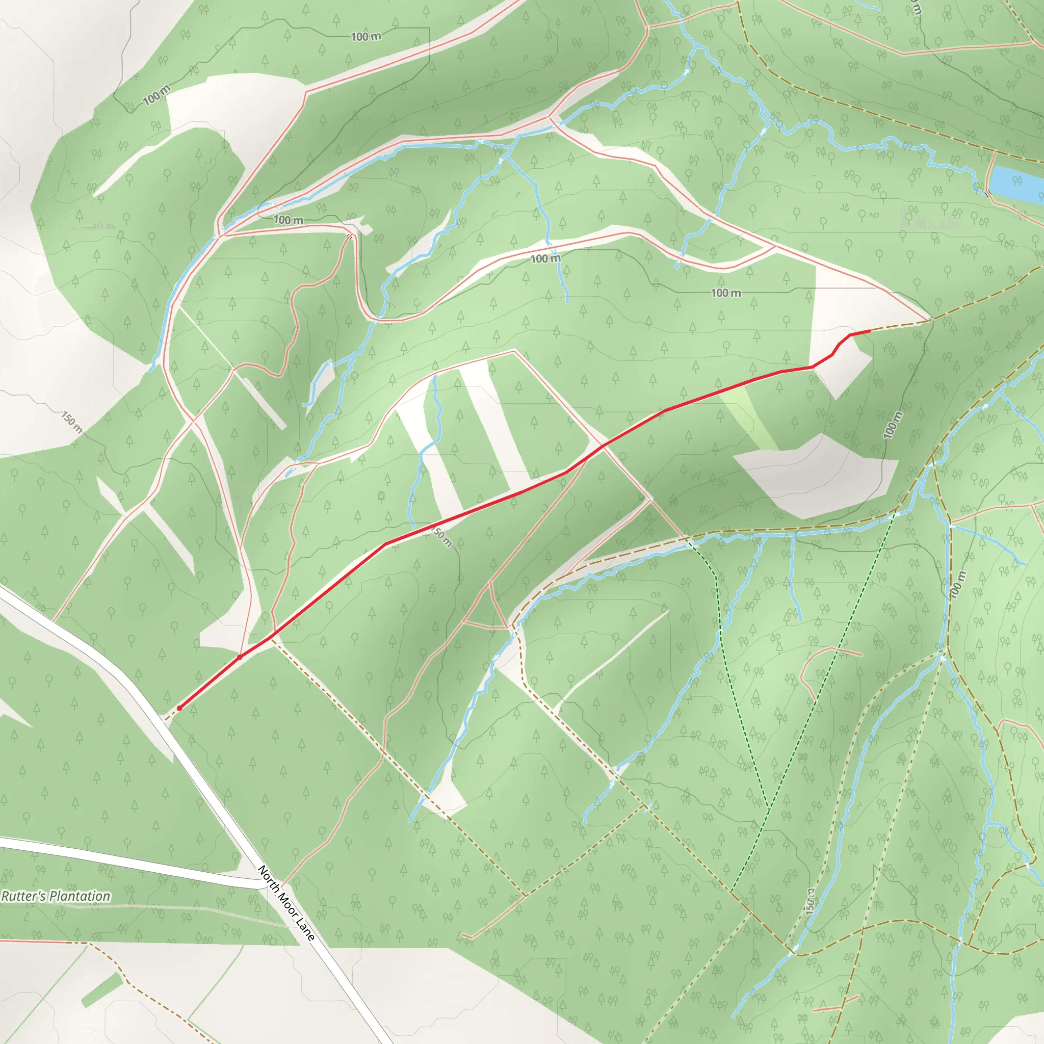 Yearsley Wood Short Walk mobile static map