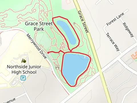 Grace Street Park Ponds Loop