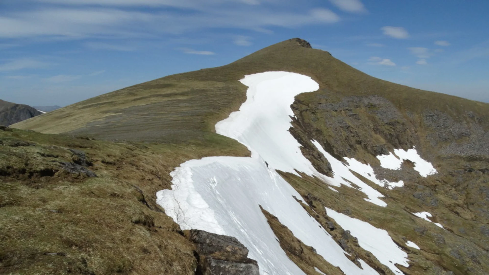 An image depicting the trail Beinn Liath Mhòr Fannaich and Sgùrr Mòr Loop and its surrounding area.