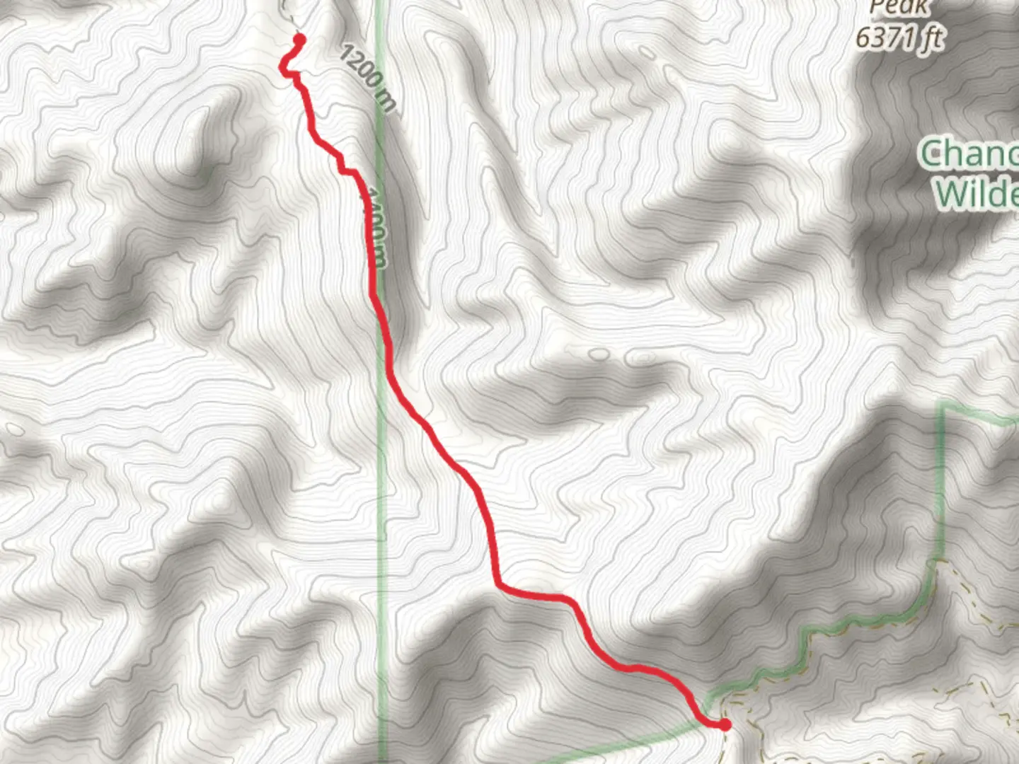 An image depicting the trail Potato Creek Trail and its surrounding area.