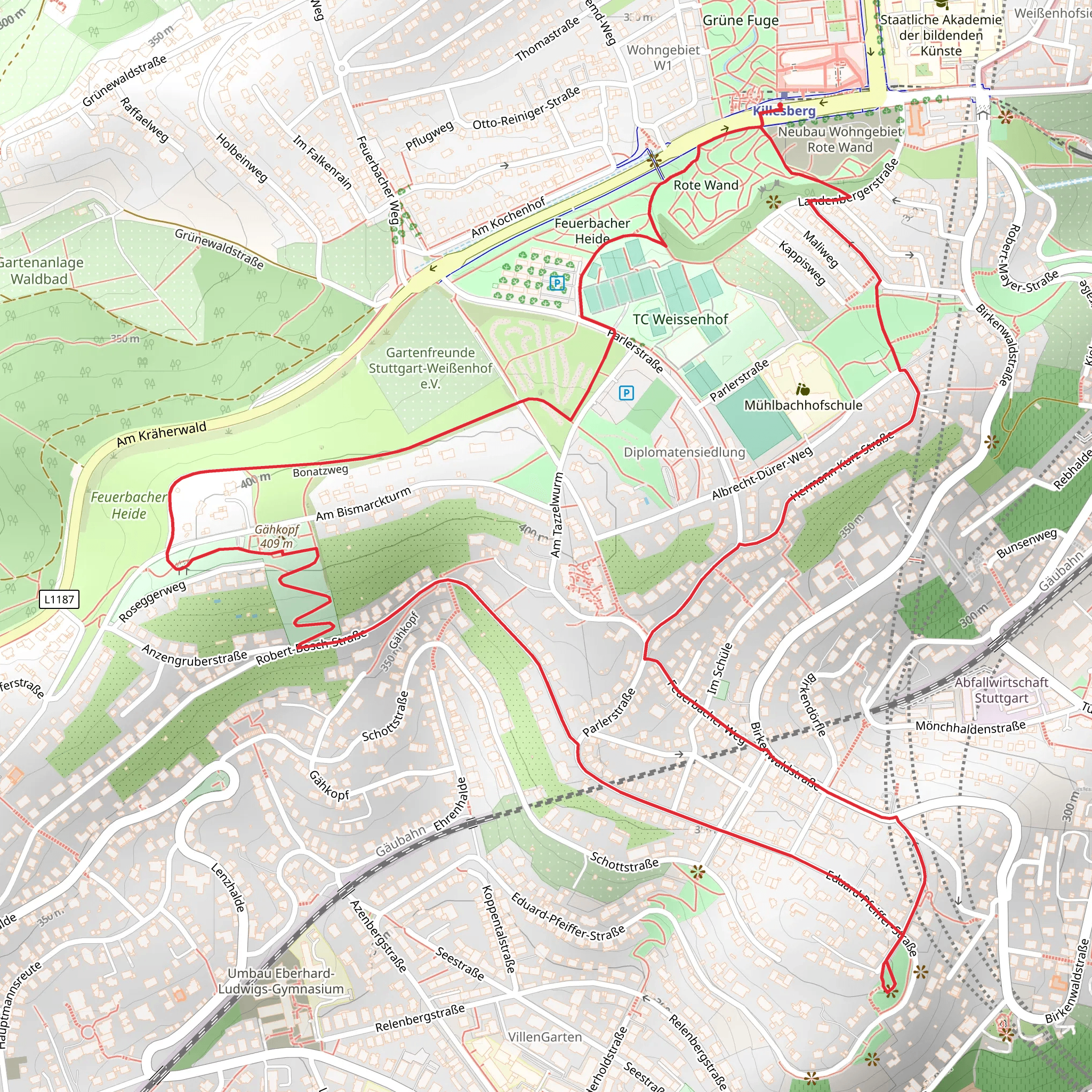Gaehkopf via Bonatzweg Loop mobile static map