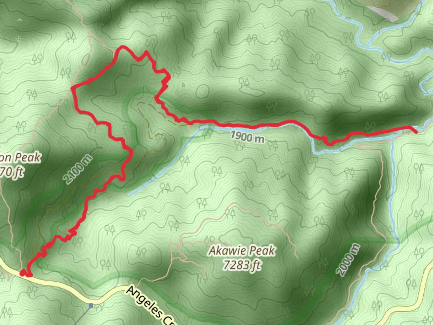 An image depicting the trail Pacific Crest Trail - Silver Moccasin NRT and its surrounding area.