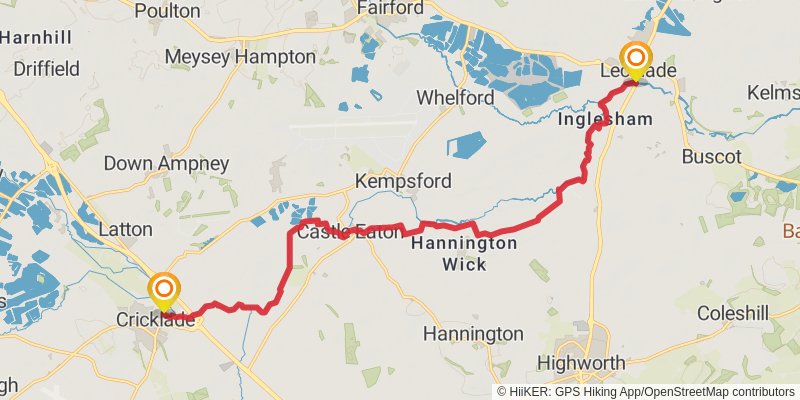 Thames Path stage 2 Map