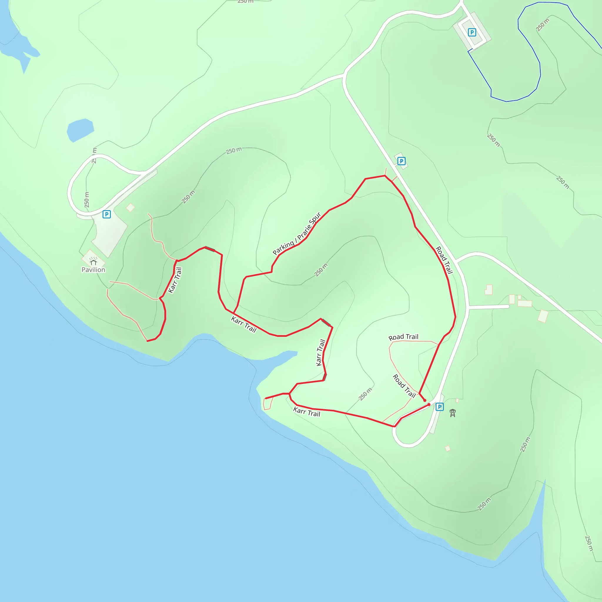 Prarie Spur Loop mobile static map