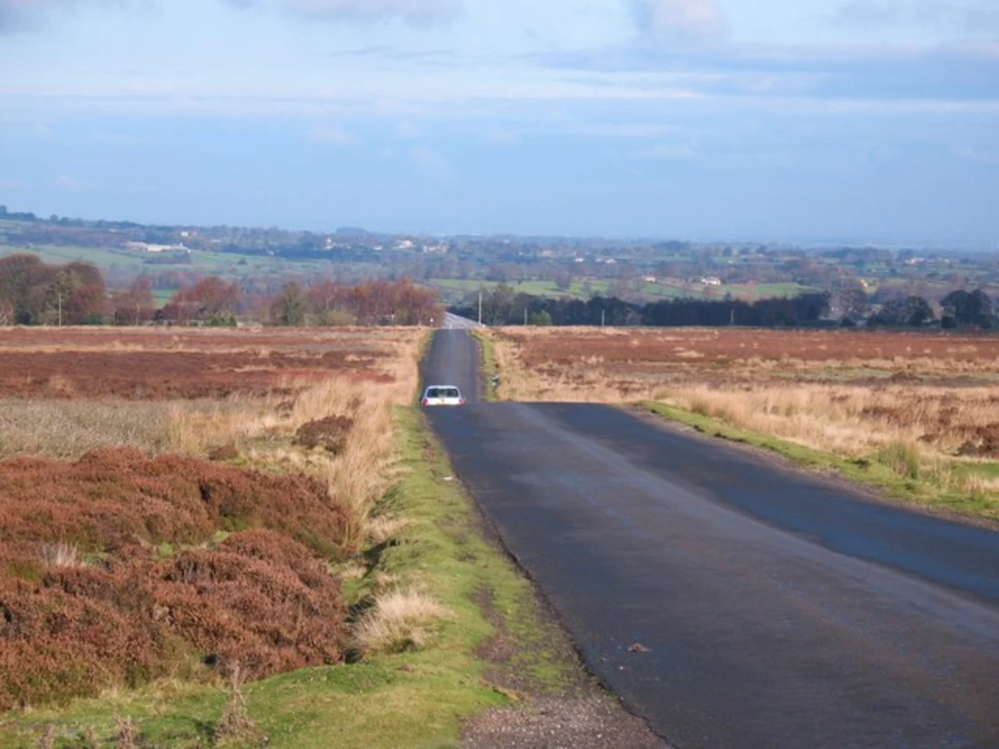 An image depicting the trail Kirkby Malzeard Moor - Grewelthorpe Moor and Carlesmoor and its surrounding area.