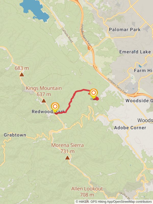 Crystal Springs Trail and Richards Road Trail