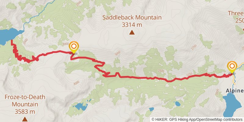 Phantom Creek Trail stage 3 Map