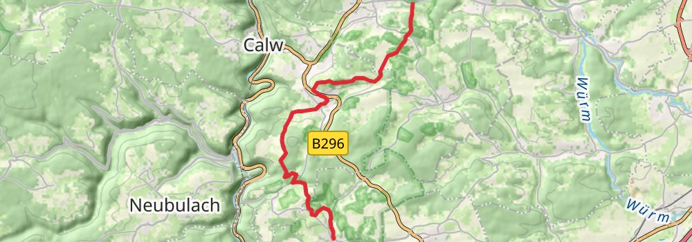 Gäurandweg stage 3 Map
